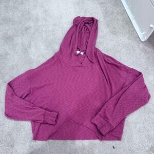Altar'd State Pink Knit Hoodie, size S
